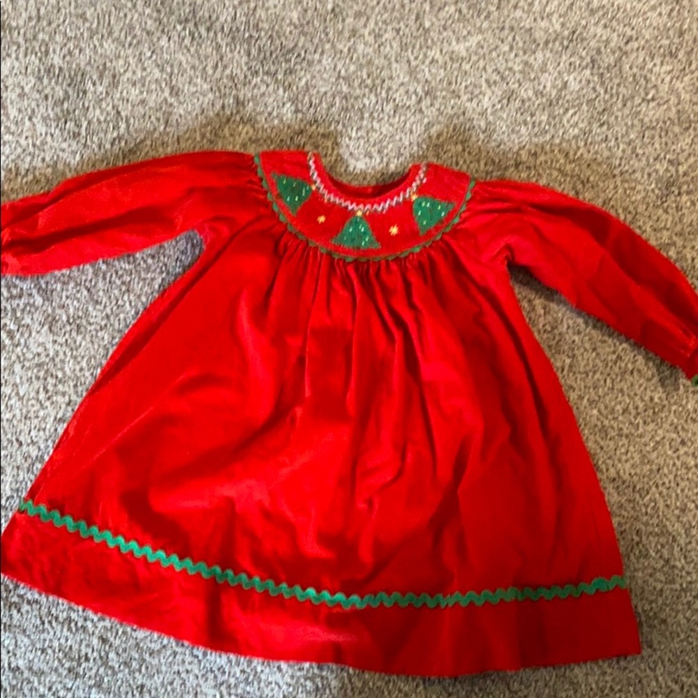 Smocked Christmas Dress